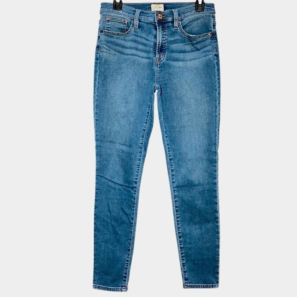 J Crew High Rise Skinny Jeans in Blue Wash Women’s 29